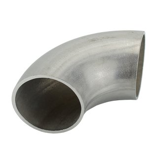 Weld-in elbow stainless steel V2A 90 degrees  48.3 mm unground - Pipe elbow