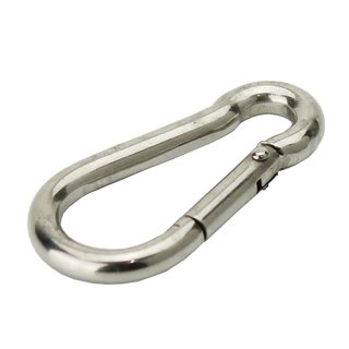 Carabiner stainless steel V4A D 12 x 140 mm A4