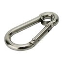Carabiner with thimble made of stainless steel V4A S 11 x...
