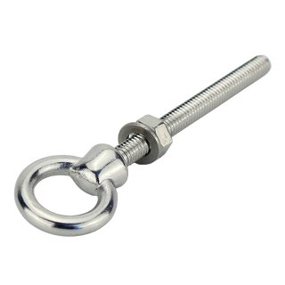 Eye bolt with metric thread stainless steel V4A M6 x 60 mm A4