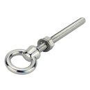 Eye bolt with metric thread stainless steel V4A M6 x 60...