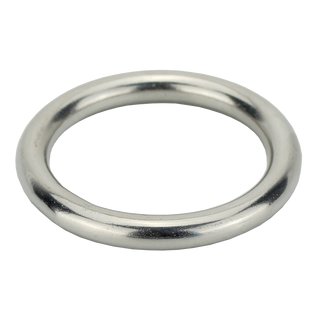 Round ring welded and polished V4A stainless steel 4 x 35 mm A4 - V4A
