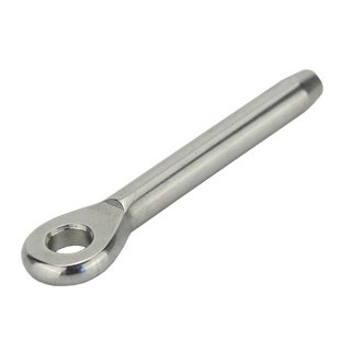 Eye rolling terminal V4A stainless steel D10 mm A4 Press fitting self-assembly