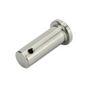 Socket pin stainless steel with collar and hole V4A 12 x...