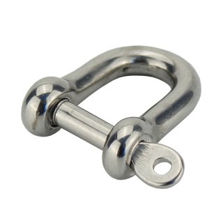 Shackle short W-PREMIUM made of stainless steel V4A D 4 mm A4