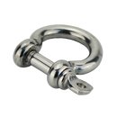 Shackle curved stainless steel V4A D 4 mm A4