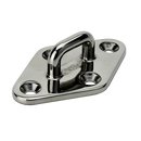 Eye plate polished stainless steel V4A type B 90 X 55 mm...