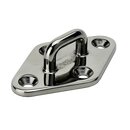 Eye plate polished stainless steel V4A type C 100 X 62 mm...