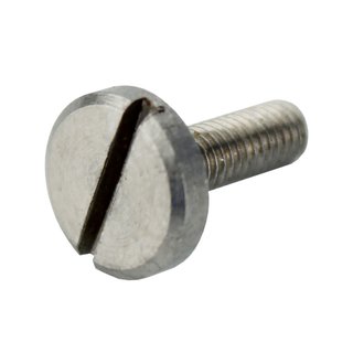 Flat head screw with slot and large head M3X5 DIN 921 V2A A2 stainless steel - Stainless steel screw