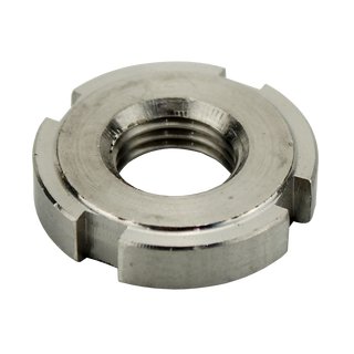 Lock nuts fine thread stainless steel DIN1804 V2A A2 M20X1.5 - lock nuts special nuts special nuts stainless steel nuts slotted nuts