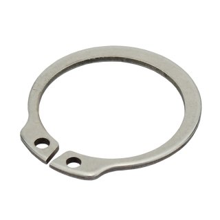 Retaining rings for shafts stainless steel 18 mm DIN471 V2A A2 - seeger rings snap rings grooved rings stainless steel rings metal rings