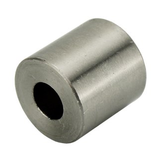 Spacer sleeve - spacer sleeve spacer spacer for M8 stainless steel V2A grinded 20x10 mm