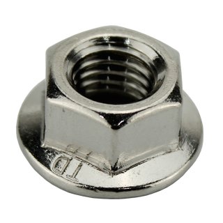 Flange nuts with locking teeth Stainless steel DIN6923 V2A A2 M3 - Locking Teeth nuts Lock nuts Hexagon nuts Stainless steel nuts Special nuts