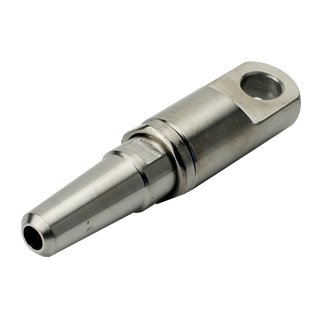 Eye terminal stainless steel V4A A4 steel cable 5 mm (1X19) screw mounting self mounting - screw terminal