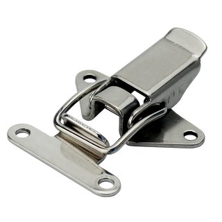 Bailing latches stainless steel V2A A2 SWL= 0,55 kN - tension locks tension lever locks box locks box locks metal locks toggle lever locks stainless steel locks