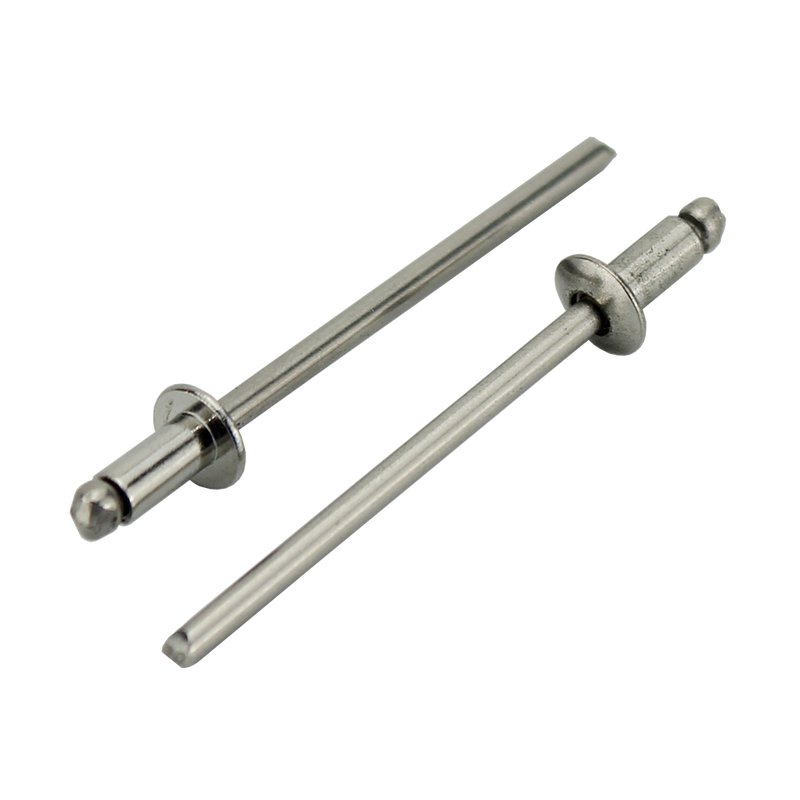 500 Blind rivets form a flat head stainless steel 4 x 8 mm A2 V2A