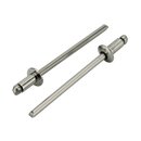 250 Blind rivets form a flat head stainless steel 4 x 18...