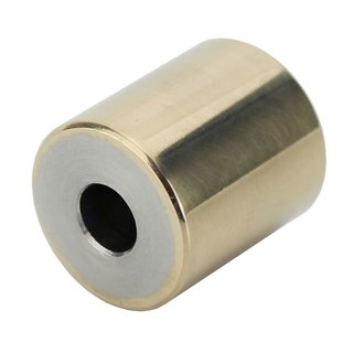 Spacer sleeve hand polished real gold plated 24 carat - spacer sleeve spacer spacer for M6 stainless steel V2A 18x10 mm